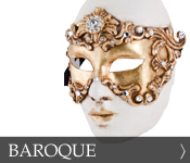 Decorative Venetian Masquerade Mask Baroque